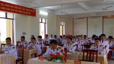 Quang cảnh buổi lễ. (Ảnh: CTV HQ)