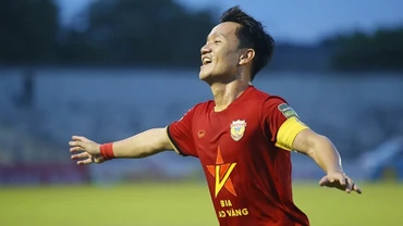Đinh Thanh Trung là một trong những cầu thủ bị bắt vì sử dụng chất cấm. (Ảnh: Báo Hà Tĩnh).