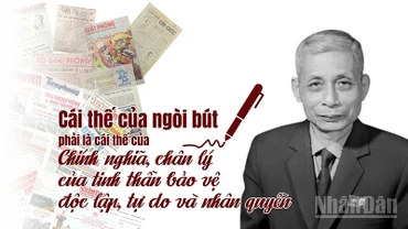 Cái thế của ngòi bút phải là cái thế của chính nghĩa, chân lý, của tinh thần bảo vệ độc lập, tự do và nhân quyền