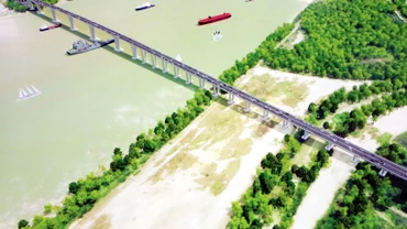 Phối cảnh cầu Nhơn Trạch thuộc dự án đường Vành đai 3 Thành phố Hồ Chí Minh.