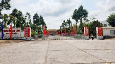 Trung tâm hành chính huyện Tân Hiệp-nơi ông Trần Minh Vũ từng là Phó Chủ tịch Ủy ban nhân dân huyện Tân Hiệp. 