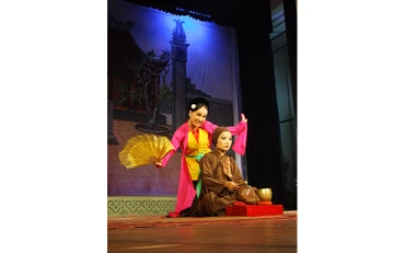 Vai Thị Mầu (vở chèo Quan Âm Thị Kính) của NSƯT Thu Huyền đã trở thành một trong những vai diễn mẫu mực của sân khấu Nhà hát Chèo Hà Nội. 
