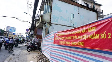 Tăng tốc giải phóng mặt bằng tuyến Metro số 2 (Bến Thành - Tham Lương).
