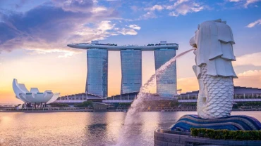 Sư tử biển Merlion là biểu tượng của đảo quốc Singapore. (Ảnh: Tổng cục Du lịch Singapore)