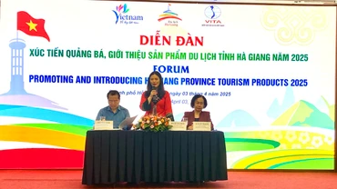 Diễn đàn xúc tiến quảng bá du lịch Hà Giang tại Thành phố Hồ Chí Minh.