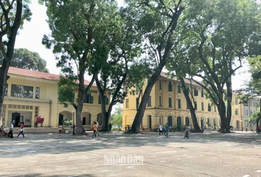Trường THPT Chu Văn An (Hà Nội) (Ảnh: LÊ HÀ)