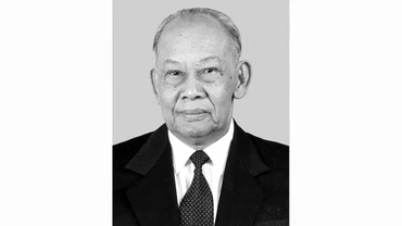 Đồng chí Đại tướng Khamtay Siphandone, nguyên Chủ tịch Ban Chấp hành Trung ương Đảng Nhân dân cách mạng Lào, nguyên Chủ tịch nước Cộng hòa dân chủ nhân dân Lào. (Ảnh: TTXVN phát)