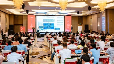 Diễn đàn thu hút đông đảo doanh nghiệp trên địa bàn tỉnh.