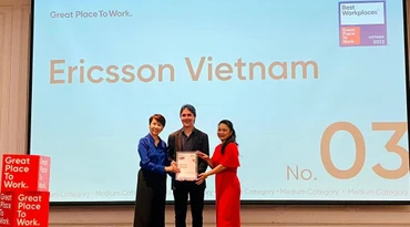 Ericsson lọt top 10 nơi làm việc tuyệt vời nhất tại Việt Nam năm 2023