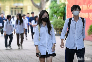 Thí sinh tại Kỳ thi tốt nghiệp THPT năm 2024. (Ảnh: THẾ ĐẠI)