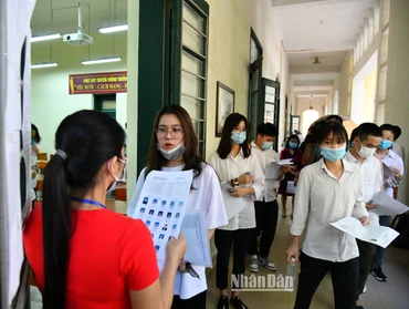 Thí sinh kỳ thi vào lớp 10 (Ảnh minh hoạ: THUỶ NGUYÊN)