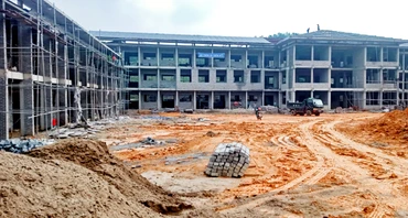 Trường Trung học phổ thông Tức Tranh đang được khẩn trương xây dựng để đưa vào sử dụng từ năm học 2023-2024.