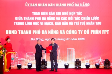 Tập đoàn FPT trở thành đối tác chiến lược với TP Đà Nẵng trong lĩnh vực vi mạch bán dẫn và trí tuệ nhân tạo.