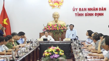 Quang cảnh buổi làm việc.