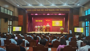 Quang cảnh buổi lễ.