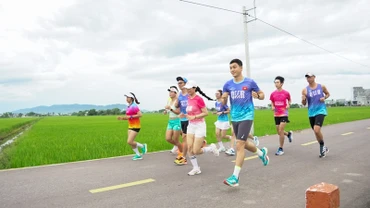 Lộ trình giải chạy sẽ xuyên qua những cung đường rất đẹp của huyện Tuy Phước.