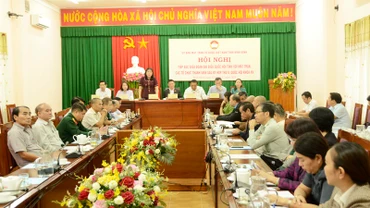 Quang cảnh buổi tiếp xúc.