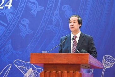 Bộ trưởng Giáo dục và Đào tạo Nguyễn Kim Sơn phát biểu khai mạc Hội nghị 