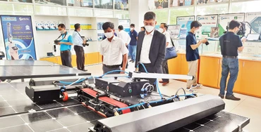 Trưng bày các sản phẩm khoa học-công nghệ tại Vườn ươm khu Công nghệ cao Thành phố Hồ Chí Minh.