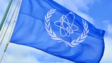 Cờ của Cơ quan Năng lượng nguyên tử quốc tế. (Ảnh: iaea.org)