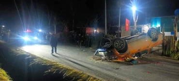 Hiện trường vụ tai nạn.