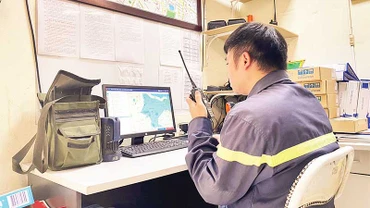 Trung tâm tiếp nhận thông tin báo cháy của quận Ba Đình.