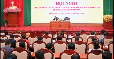 Cuộc đối thoại của Chủ tịch Ủy ban nhân dân tỉnh Thái Nguyên với nông dân được chuẩn bị kỹ lưỡng.