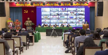Toàn cảnh hội nghị tổng kết năm 2024 của Bộ Xây dựng.