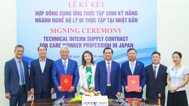 Các đại biểu tham dự lễ ký kết. (Ảnh: Molisa)