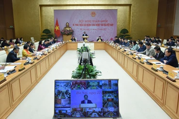 Quang cảnh hội nghị toàn quốc về phát triển các ngành công nghiệp văn hóa Việt Nam.