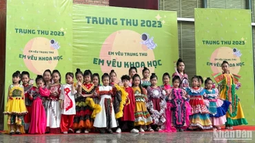 [Ảnh] Trải nghiệm không gian vui chơi Tết Trung thu tại Bảo tàng Dân tộc học Việt Nam