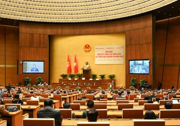 Quang cảnh hội nghị tổng kết công tác năm 2022 và triển khai nhiệm vụ năm 2023. (Ảnh: DUY LINH)