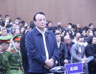 Bị cáo Đỗ Anh Dũng tại phiên tòa.