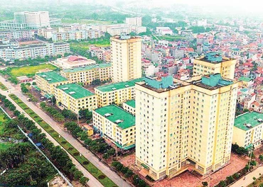 Khu nhà ở công nhân Khu công nghiệp Bắc Thăng Long. (Ảnh PHẠM HÙNG)