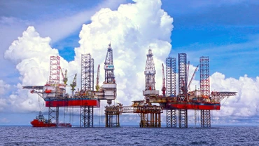 Giàn khoan dầu khí của Vietsovpetro.