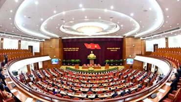 Hội nghị giữa nhiệm kỳ Ban Chấp hành Trung ương Đảng Cộng sản Việt Nam khóa XIII. (Ảnh NGUYỄN ĐĂNG)