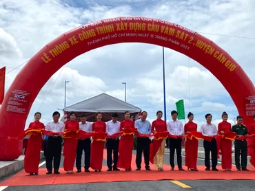 Khánh thành và thông xe công trình cầu Vàm Sát 2, huyện Cần Giờ.