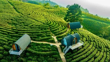 Khu du lịch sinh thái Kolia, xã Thành Công, huyện Nguyên Bình, tỉnh Cao Bằng là điểm đến “xanh”, thân thiện với môi trường. (Ảnh HOÀNG NGỌC)