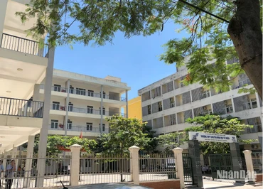 Trường THPT chuyên Khoa học tự nhiên. (Ảnh: THANH XUÂN)