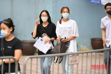 Thí sinh tại Kỳ thi tốt nghiệp THPT 2022. (Ảnh: THÀNH ĐẠT)