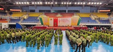 Quang cảnh lễ khai mạc.