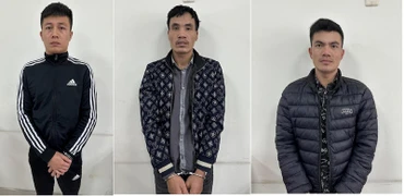 Các đối tượng bị khởi tố về hành vi sử dụng trái phép chất ma tuý.