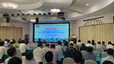 Quảng cảnh hội nghị sơ kết Quý I năm 2023 của TKV.