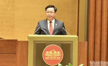 Chủ tịch Quốc hội Vương Đình Huệ.