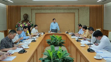 Phó Thủ tướng Trần Hồng Hà tại buổi họp về tiếp thu, giải trình ý kiến thành viên Chính phủ đối với dự thảo Nghị định sửa đổi, bổ sung một số điều của Nghị định 139/2018/NĐ-CP. (Ảnh: VGP)