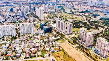 Các dự án nhà ở tại thành phố Thủ Đức. (Ảnh: Vũ Nguyên)