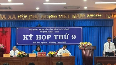 Hội đồng Nhân dân tỉnh Bến Tre thông qua 27 nghị quyết phát triển kinh tế-xã hội.