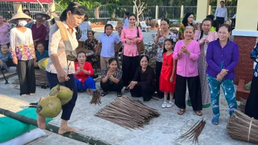 Nhiều hoạt động sôi nổi tại Ngày hội đại đoàn kết toàn dân tộc ở tỉnh Bến Tre.