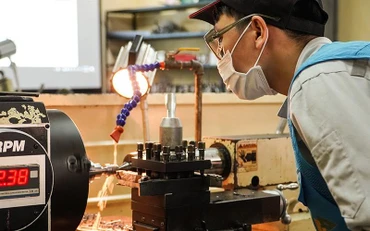 Đào tạo tại Trường cao đẳng Nghề công nghiệp Hà Nội. (Ảnh: HNIVC).