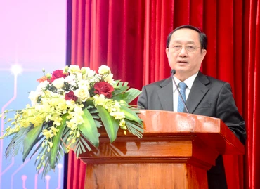 Bộ trưởng Khoa học và Công nghệ Huỳnh Thành Đạt phát biểu tại Hội thảo.